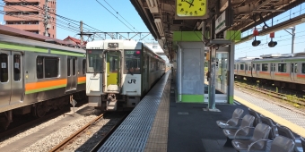 高麗川駅から小川町駅の乗車記録(乗りつぶし)写真