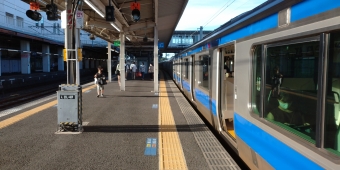 友部駅から上野駅の乗車記録(乗りつぶし)写真