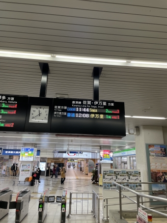 唐津駅から伊万里駅:鉄道乗車記録の写真