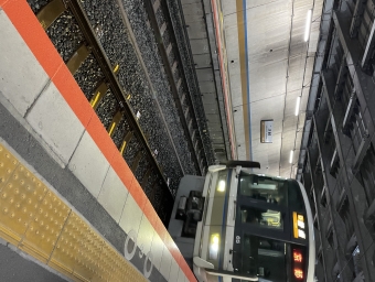 ＪＲ藤森駅から京都駅の乗車記録(乗りつぶし)写真