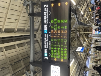 京都駅から米原駅の乗車記録(乗りつぶし)写真