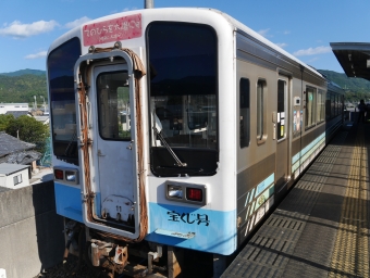 奈半利駅から高知駅の乗車記録(乗りつぶし)写真