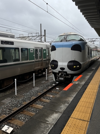 紀伊田辺駅から新大阪駅の乗車記録(乗りつぶし)写真