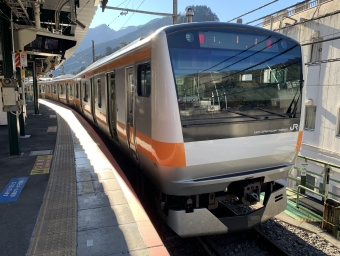 立川駅から奥多摩駅の乗車記録(乗りつぶし)写真