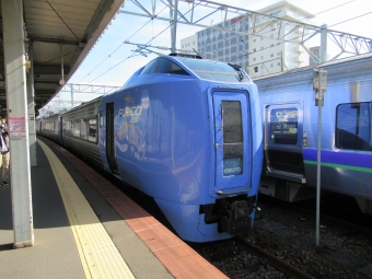 札幌駅から函館駅の乗車記録(乗りつぶし)写真
