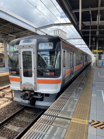 岐阜駅から美濃太田駅の乗車記録(乗りつぶし)写真