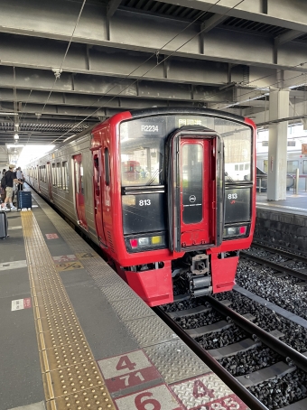 久留米駅から基山駅の乗車記録(乗りつぶし)写真