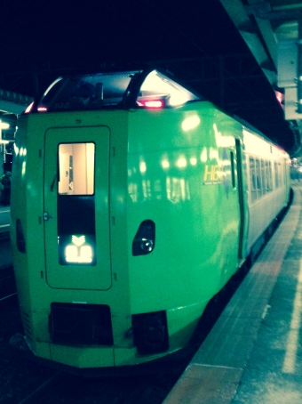 青森駅から函館駅の乗車記録(乗りつぶし)写真