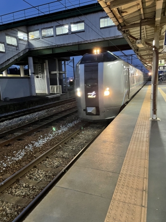 深川駅から札幌駅の乗車記録(乗りつぶし)写真