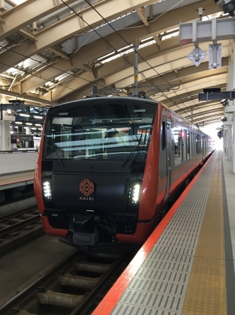 新潟駅から村上駅の乗車記録(乗りつぶし)写真