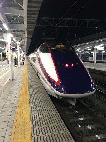 山形駅から上野駅の乗車記録(乗りつぶし)写真