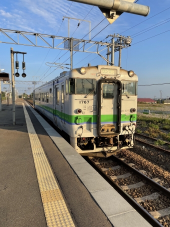七飯駅から大沼駅:鉄道乗車記録の写真
