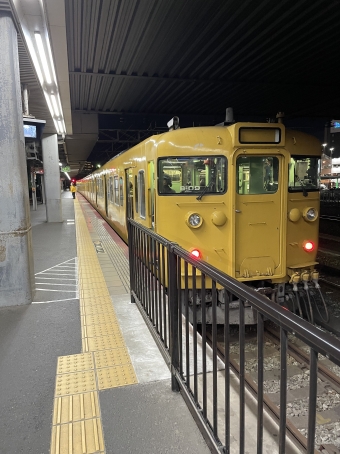 岡山駅から宇野駅の乗車記録(乗りつぶし)写真
