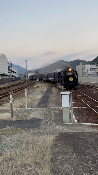 山口駅から湯田温泉駅の乗車記録(乗りつぶし)写真