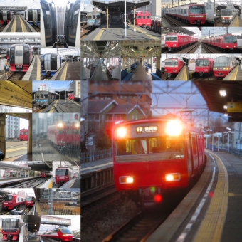 本星崎駅から鳴海駅の乗車記録(乗りつぶし)写真