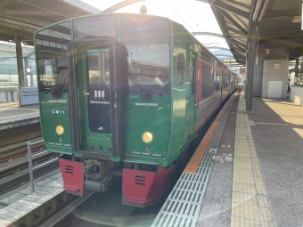 佐世保駅から博多駅の乗車記録(乗りつぶし)写真