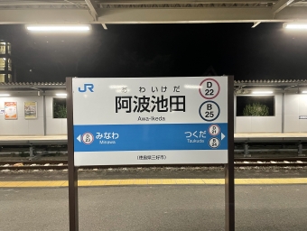 阿波池田駅から岡山駅:鉄道乗車記録の写真