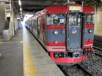 長野駅から豊野駅の乗車記録(乗りつぶし)写真
