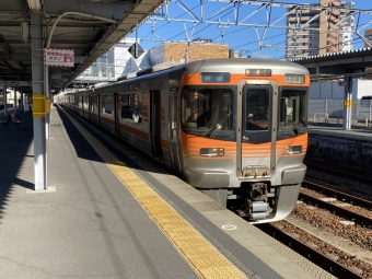 恵那駅から多治見駅の乗車記録(乗りつぶし)写真