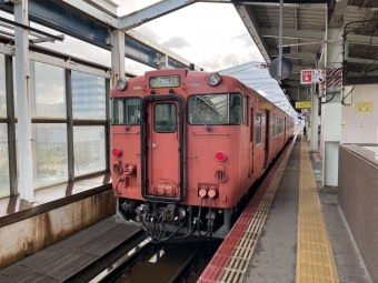 鳥取駅から城崎温泉駅の乗車記録(乗りつぶし)写真