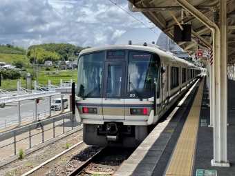 加茂駅から木津駅の乗車記録(乗りつぶし)写真