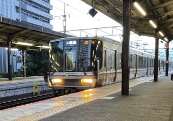 大津駅から京都駅の乗車記録(乗りつぶし)写真