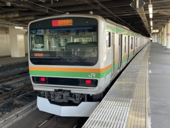 宇都宮駅から小山駅の乗車記録(乗りつぶし)写真