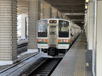 小山駅から桐生駅:鉄道乗車記録の写真