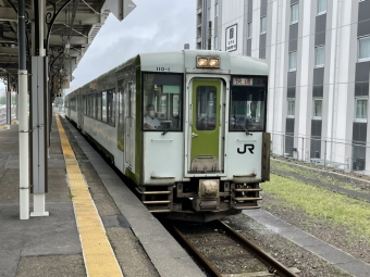 釜石駅から盛岡駅の乗車記録(乗りつぶし)写真