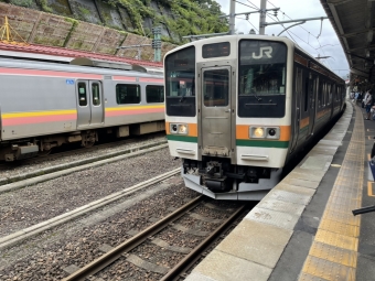 水上駅から新前橋駅:鉄道乗車記録の写真