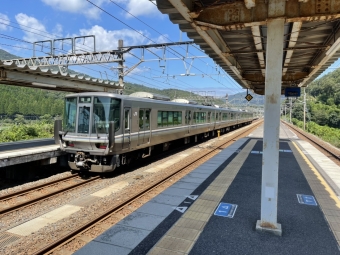 米原駅から近江塩津駅の乗車記録(乗りつぶし)写真