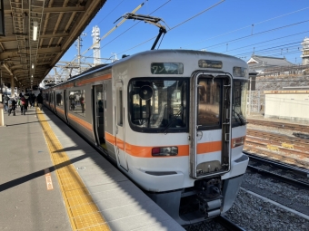 富士駅から甲府駅の乗車記録(乗りつぶし)写真
