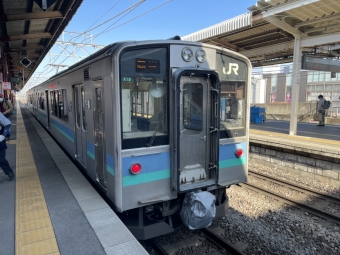 辰野駅から塩尻駅の乗車記録(乗りつぶし)写真