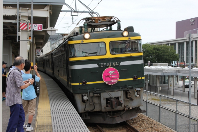 鉄道乗車記録の写真:列車・車両の様子(未乗車)(1)          「帰り際、偶然にもトワイライトエクスプレスを目撃しました。」