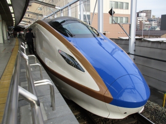 佐久平駅から長野駅の乗車記録(乗りつぶし)写真