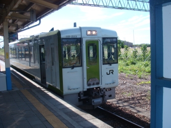 坂町駅から今泉駅の乗車記録(乗りつぶし)写真