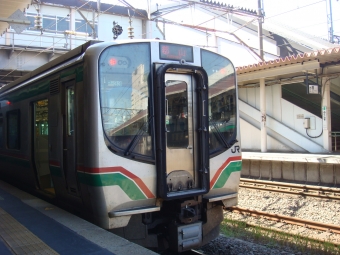 福島駅から古川駅の乗車記録(乗りつぶし)写真