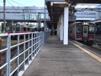 新庄駅から北山形駅の乗車記録(乗りつぶし)写真