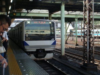 日暮里駅から友部駅の乗車記録(乗りつぶし)写真