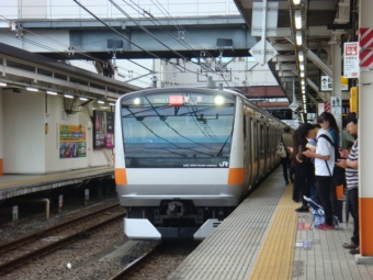 八王子駅から中野駅:鉄道乗車記録の写真