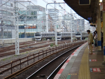 錦糸町駅から新宿駅の乗車記録(乗りつぶし)写真