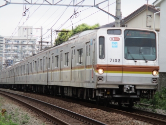 渋谷駅から都立大学駅の乗車記録(乗りつぶし)写真
