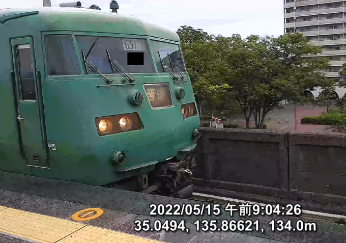 鉄道乗車記録の写真:乗車した列車(外観)(1)        「京都651運用(休日)」