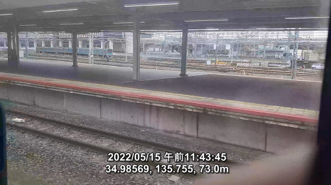 鉄道乗車記録の写真:列車・車両の様子(未乗車)(15)        「留置されている205系と、東海道新幹線」