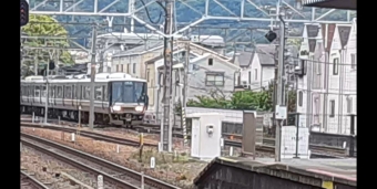 山科駅から唐崎駅の乗車記録(乗りつぶし)写真
