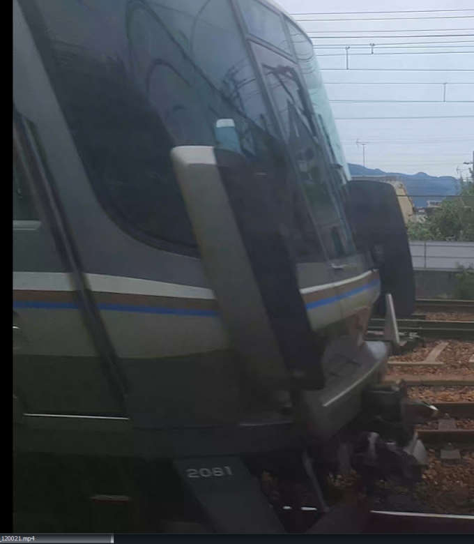 鉄道乗車記録の写真:列車・車両の様子(未乗車)(7)        「223-2061
W35編成 https://raillab.jp/carset/7573 らしいです。
(多分)T電。８両単独でした。」
