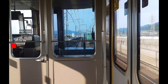 鉄道乗車記録の写真:車窓・風景(6)        「1804Mと離合。603運用はS1でした(平日の1804Mは601が担当)」