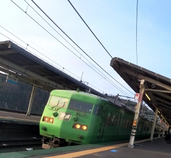 おごと温泉駅から近江今津駅の乗車記録(乗りつぶし)写真