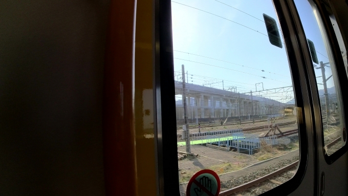 鉄道乗車記録の写真:車窓・風景(3)        「建設中の北陸新幹線。
敦賀から乗る機会があるかもしれません(進学or就職後、金に余裕ができたら)」