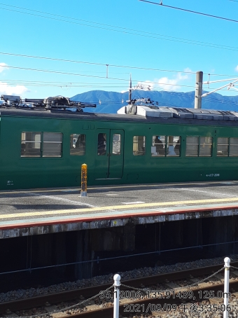 堅田駅から唐崎駅:鉄道乗車記録の写真